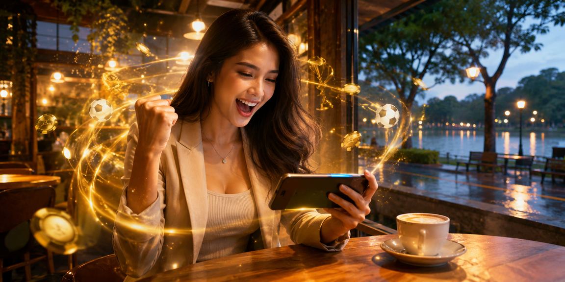 Pemain menikmati permainan kasino langsung di platform 100gm